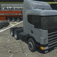 18 wheeler truck driving cargo Online