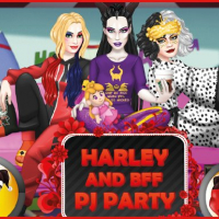 Dress Up Game: Harley and BFF PJ Party Online