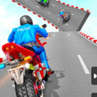 Mega Ramp Stunt Moto - Fun & Run 3D Game Online