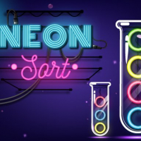 Neon Sort  Puzzle - Color Sort Game Online