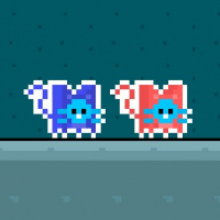 Red and Blue Cats Online