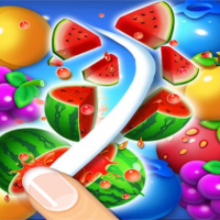 Sweet Fruit Candy Crash Link Pozzle Online